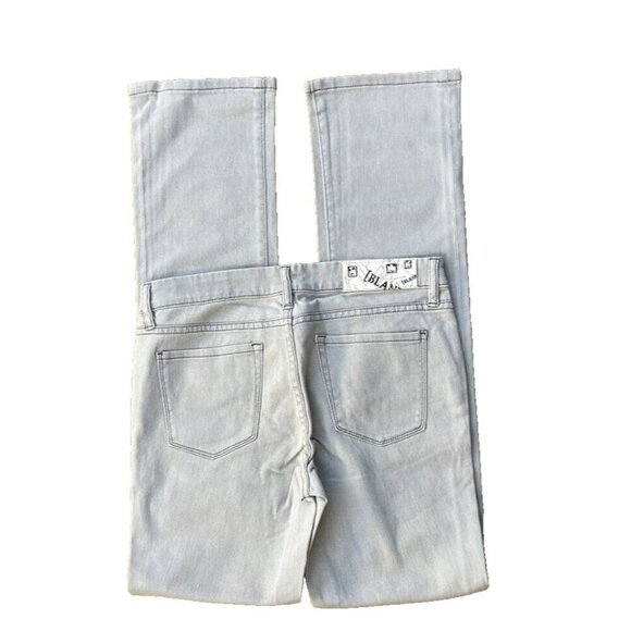 Blank Women's Silver Cotton Regular Straight Leg Jeans Size 29 - Picture 15 of 16